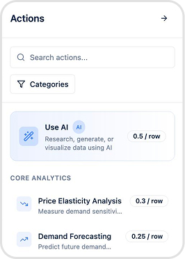 Custom AI prompt defining pricing rules and optimization constraints