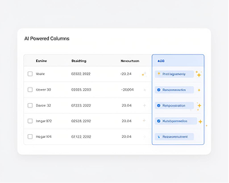 Retailgrid AI-generated columns next to each SKU