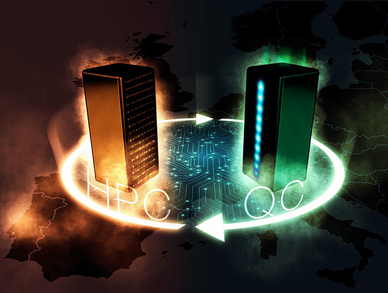 Integrating a quantum computer (QC) into a high performance computing (HPC) environment. Alpine Quantum Technologies has joined efforts with the University of Innsbruck to realize a hybrid HPC-QC infrastructure. This hybrid system constitutes an important milestone in making quantum computing more accessible. At the same time, the connection of these specialized computing units allows optimum solutions for classically challenging computational problems to be implemented.