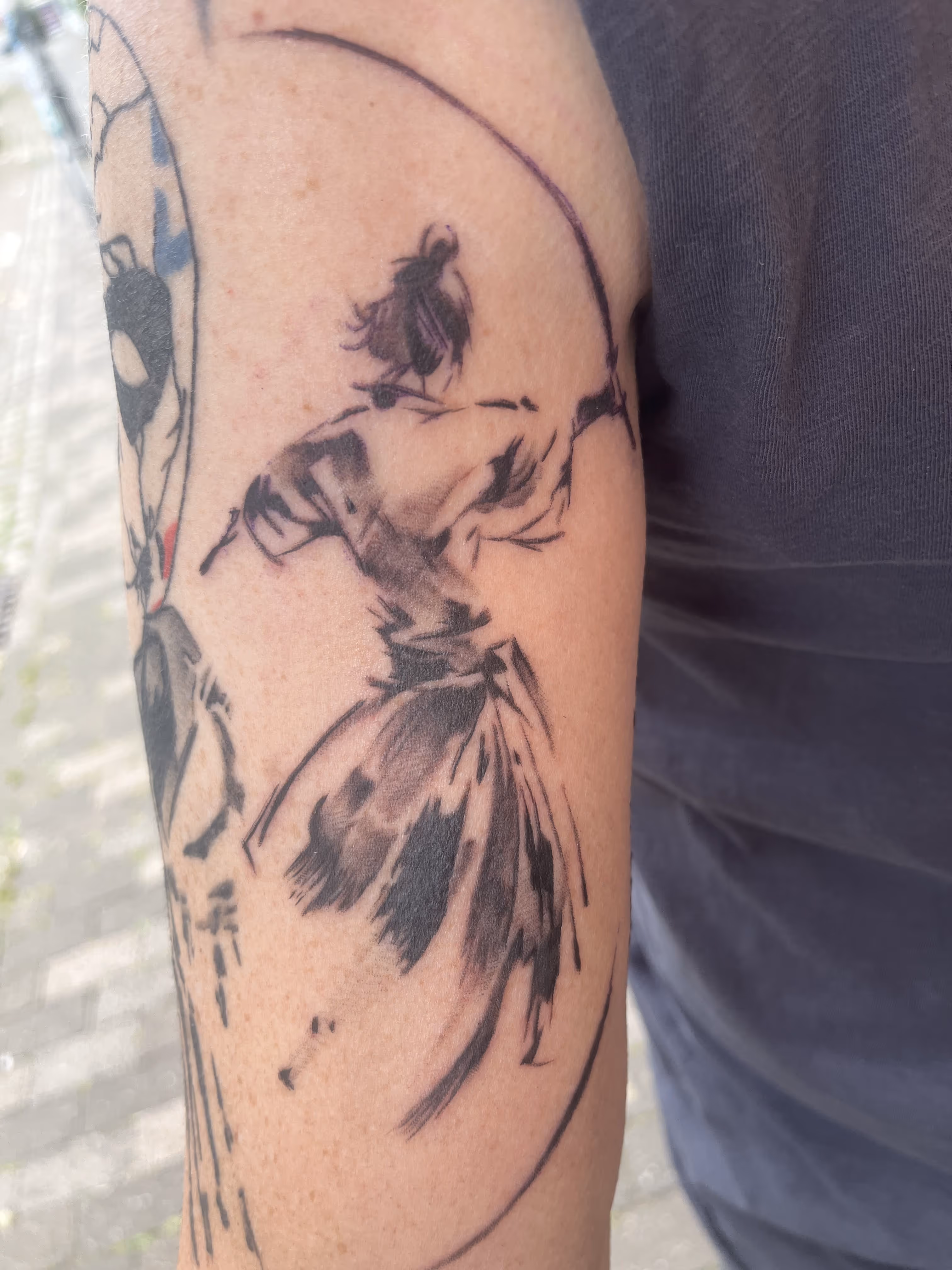 Anime-Tattoo im Tnt-Tattoo Studio in Herford – Innenstadt.