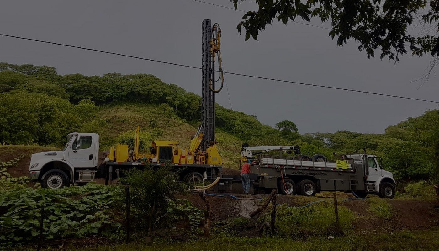 Drilling on side of road