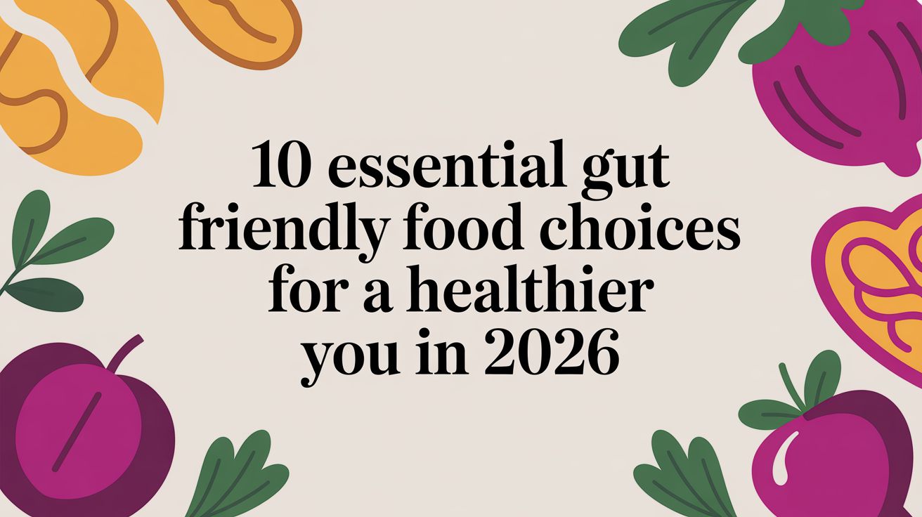 10 Essential Gut Friendly Food Choices for a Healthier You in 2026