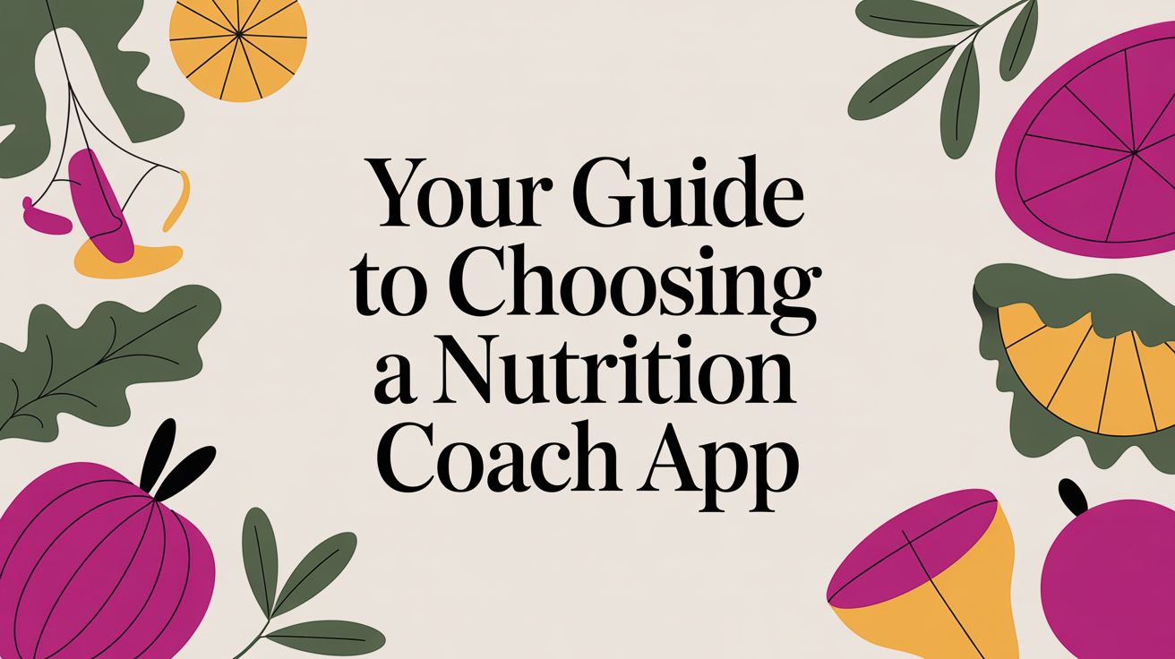 Your Guide to Choosing a Nutrition Coach App