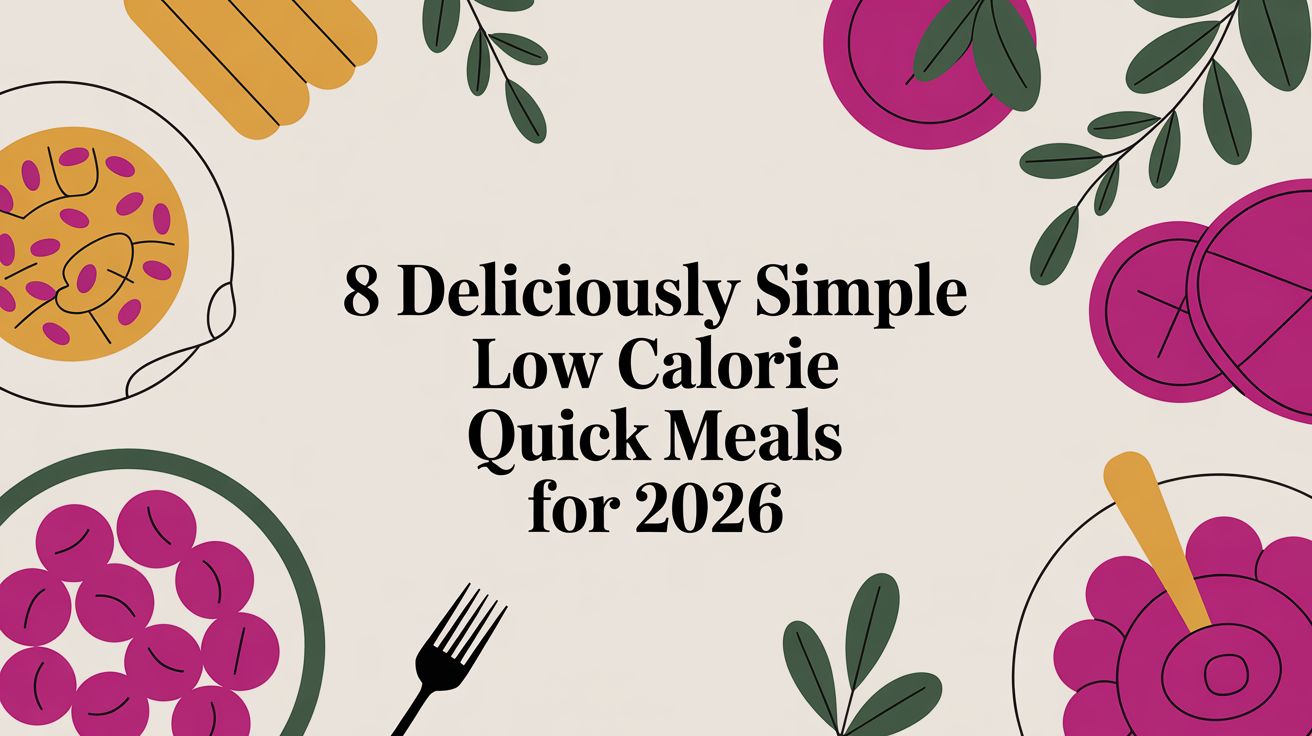 8 Deliciously Simple Low Calorie Quick Meals for 2026
