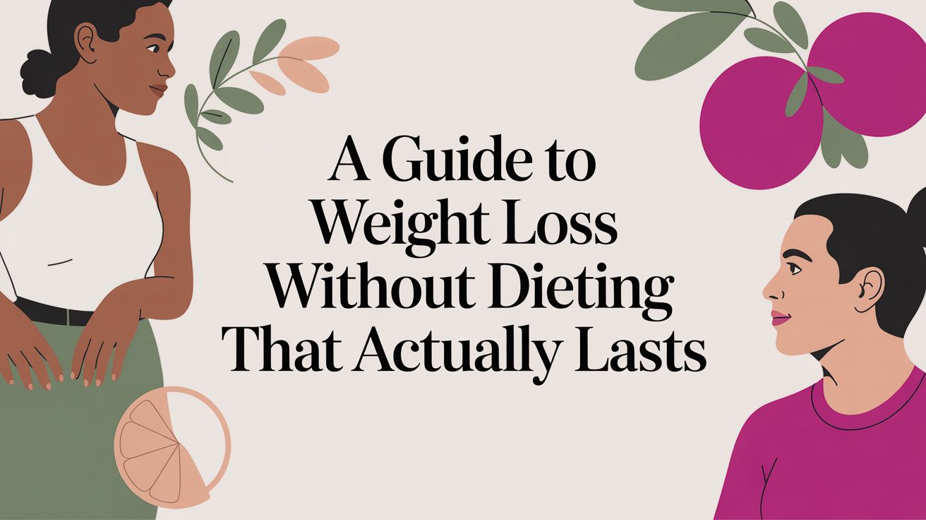 A Guide to Weight Loss Without Dieting That Actually Lasts