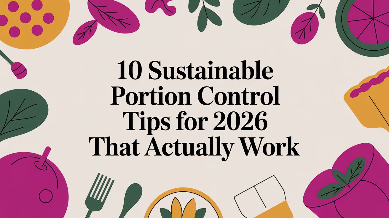 10 Sustainable Portion Control Tips for 2026 That Actually Work