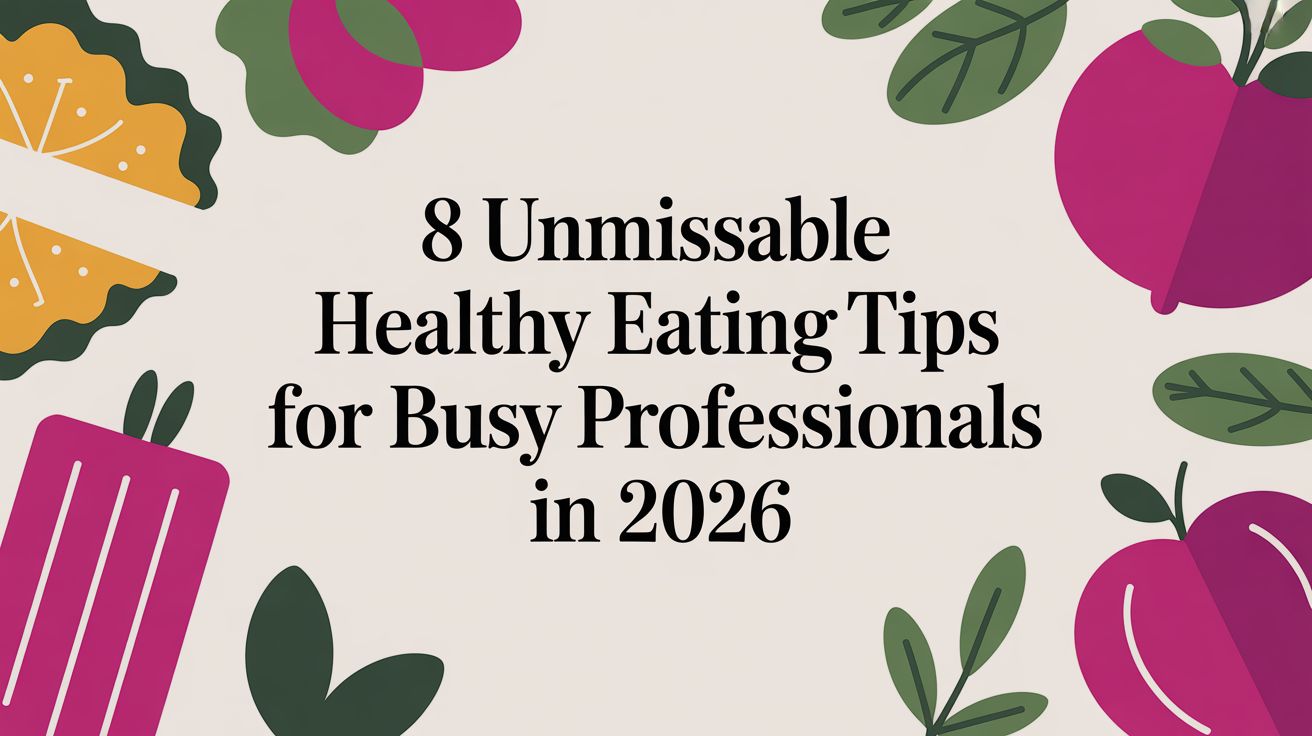 8 Unmissable Healthy Eating Tips for Busy Professionals in 2026