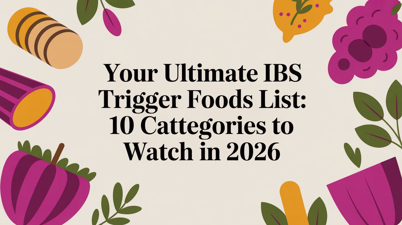 Your Ultimate IBS Trigger Foods List: 10 Categories to Watch in 2026