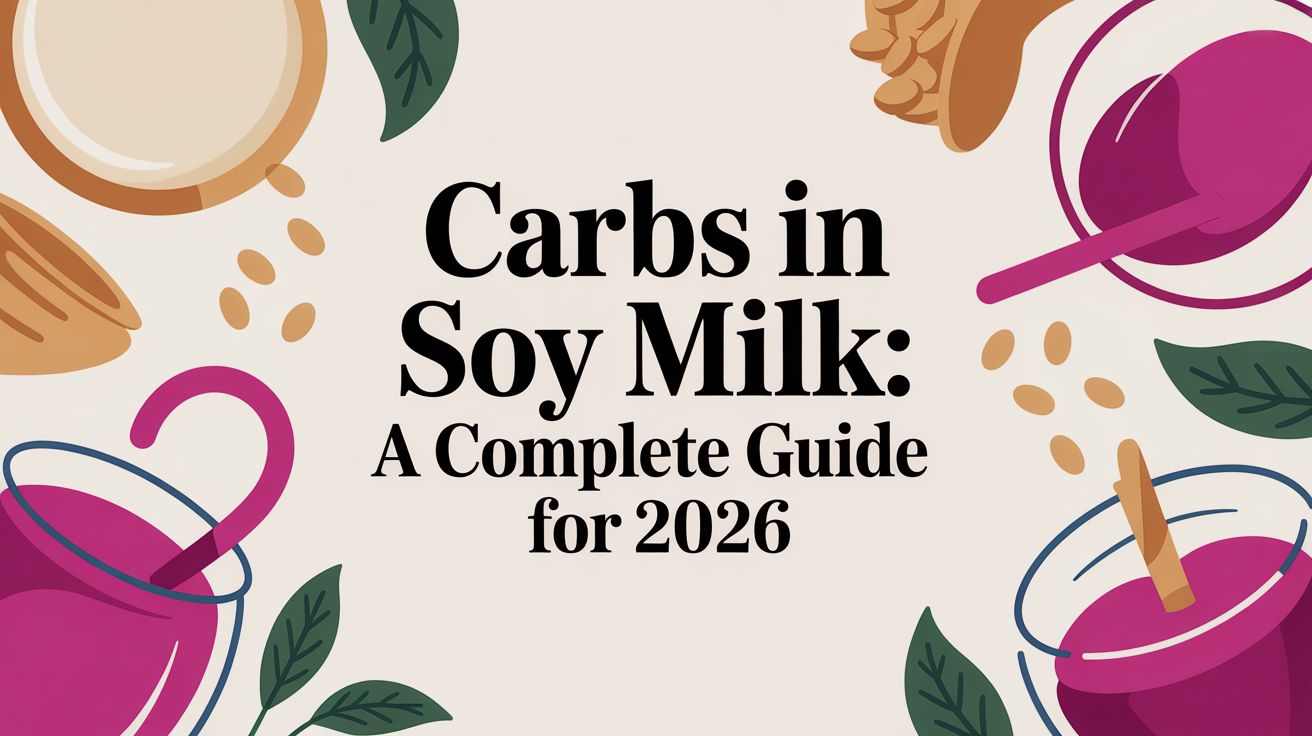 Carbs in Soy Milk: A Complete Guide for 2026