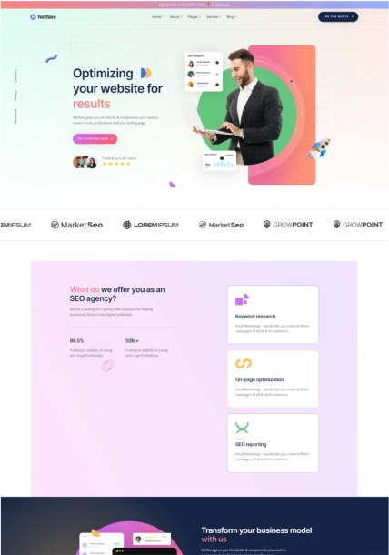 Left Footer Merquee Two