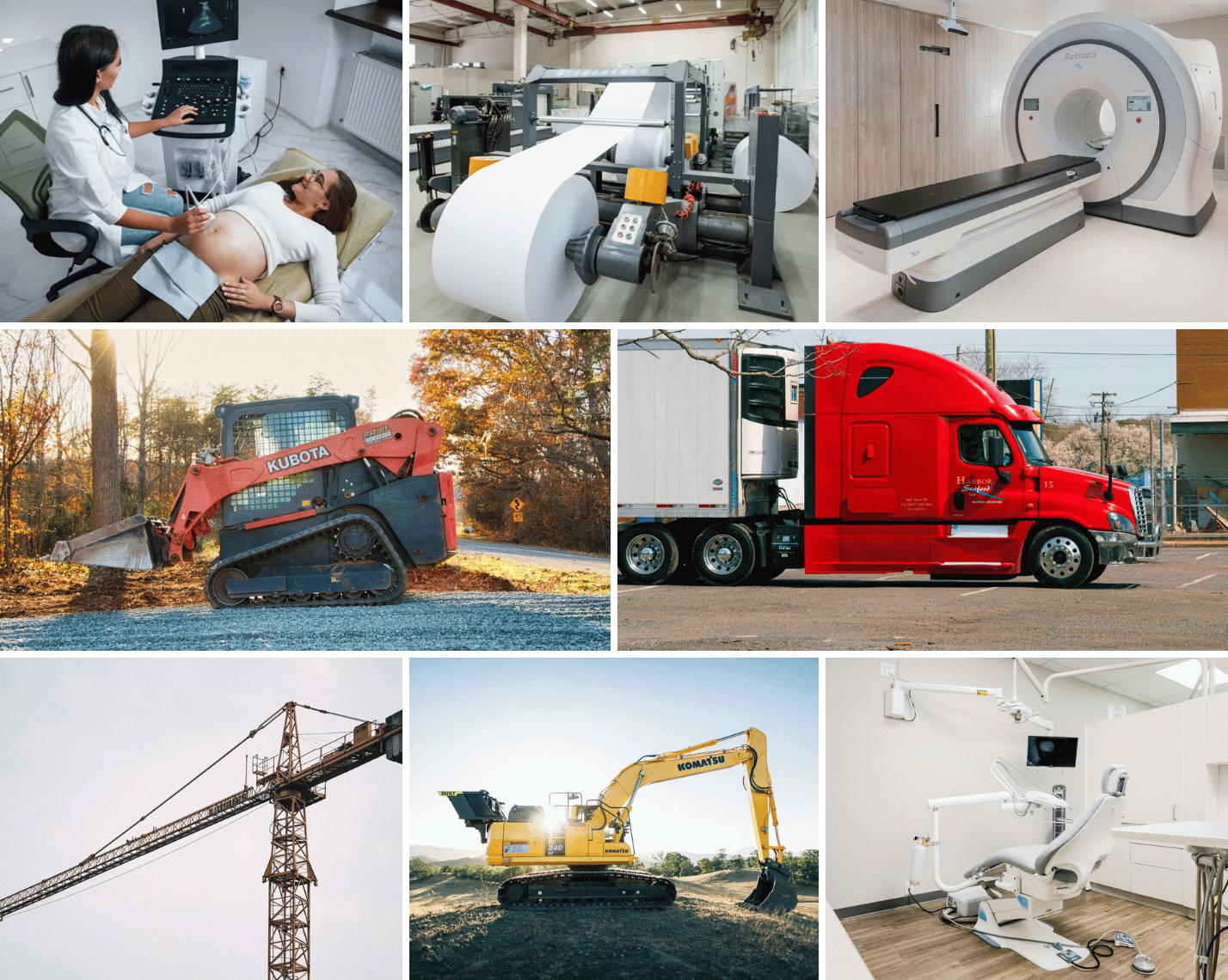 Kubota tractor for agricultural and land maintenance use