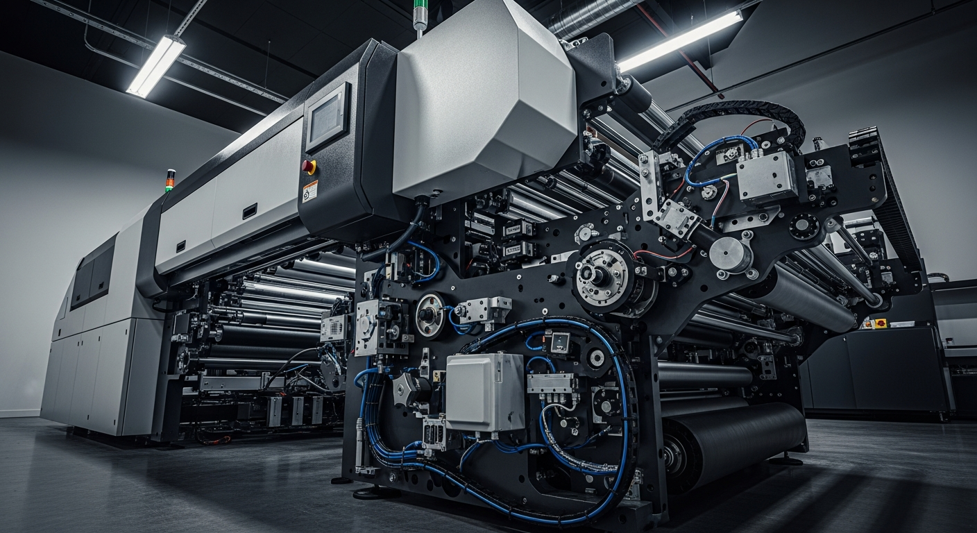 Professional Printer in active commercial use at job site