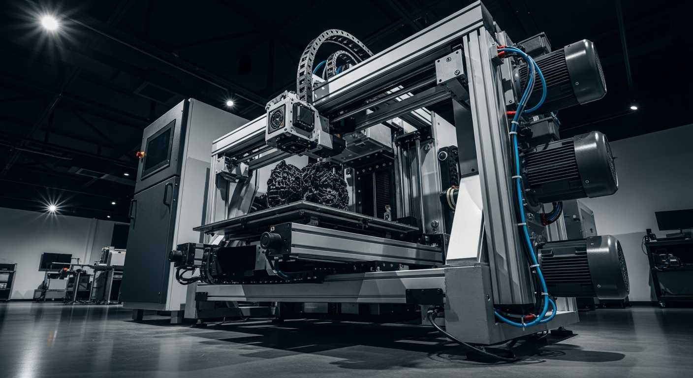 Professional 3D Printer in active commercial use at job site