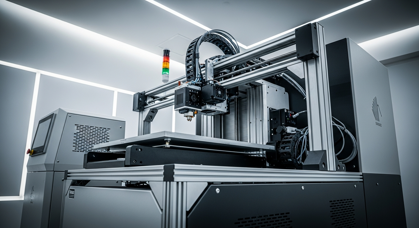 Professional 3D Printer in active commercial use at job site