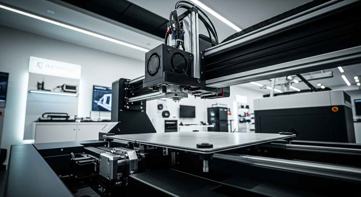 Professional 3D Printer in active commercial use at job site