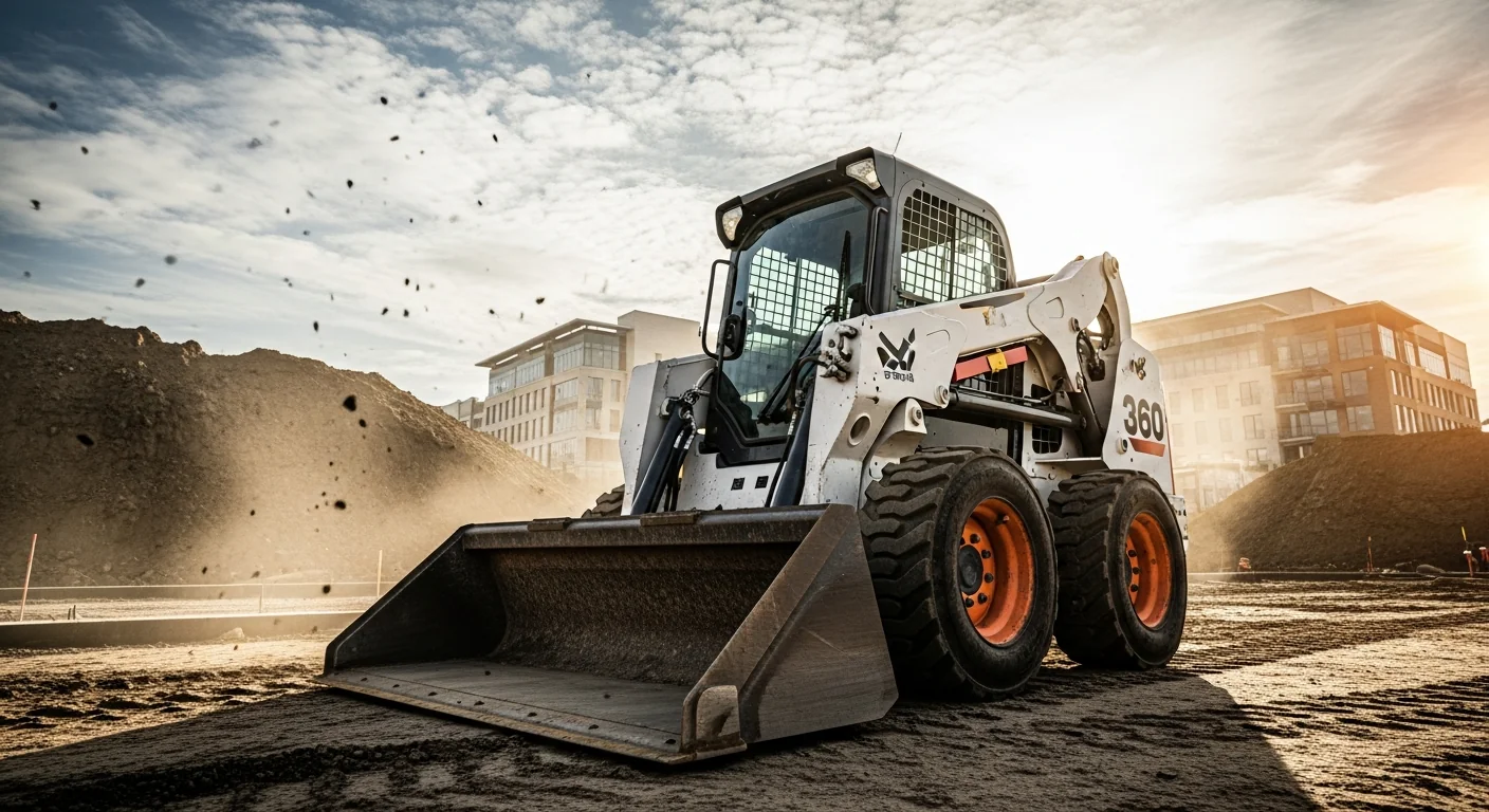 Professional equipment in active commercial use at job site