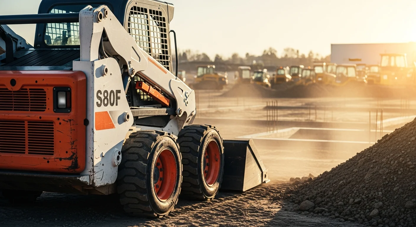 Professional equipment in active commercial use at job site