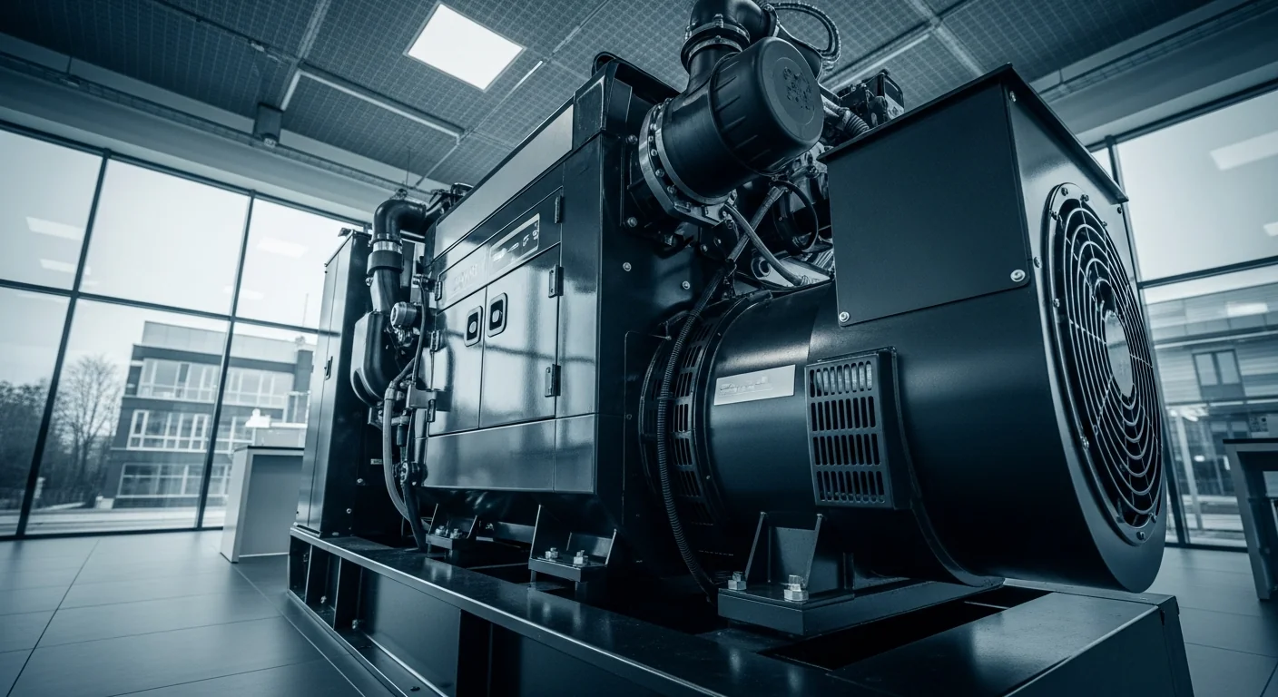 Professional Generator in active commercial use at job site