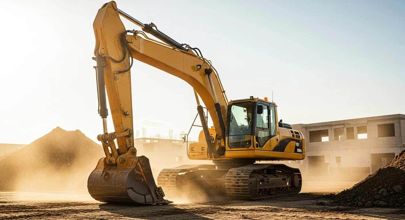 Professional equipment in active commercial use at job site