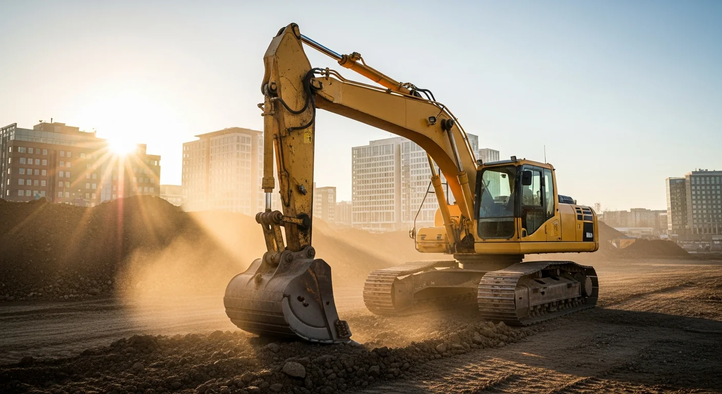Professional equipment in active commercial use at job site