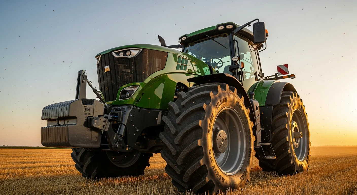 Professional Tractor in active commercial use at job site