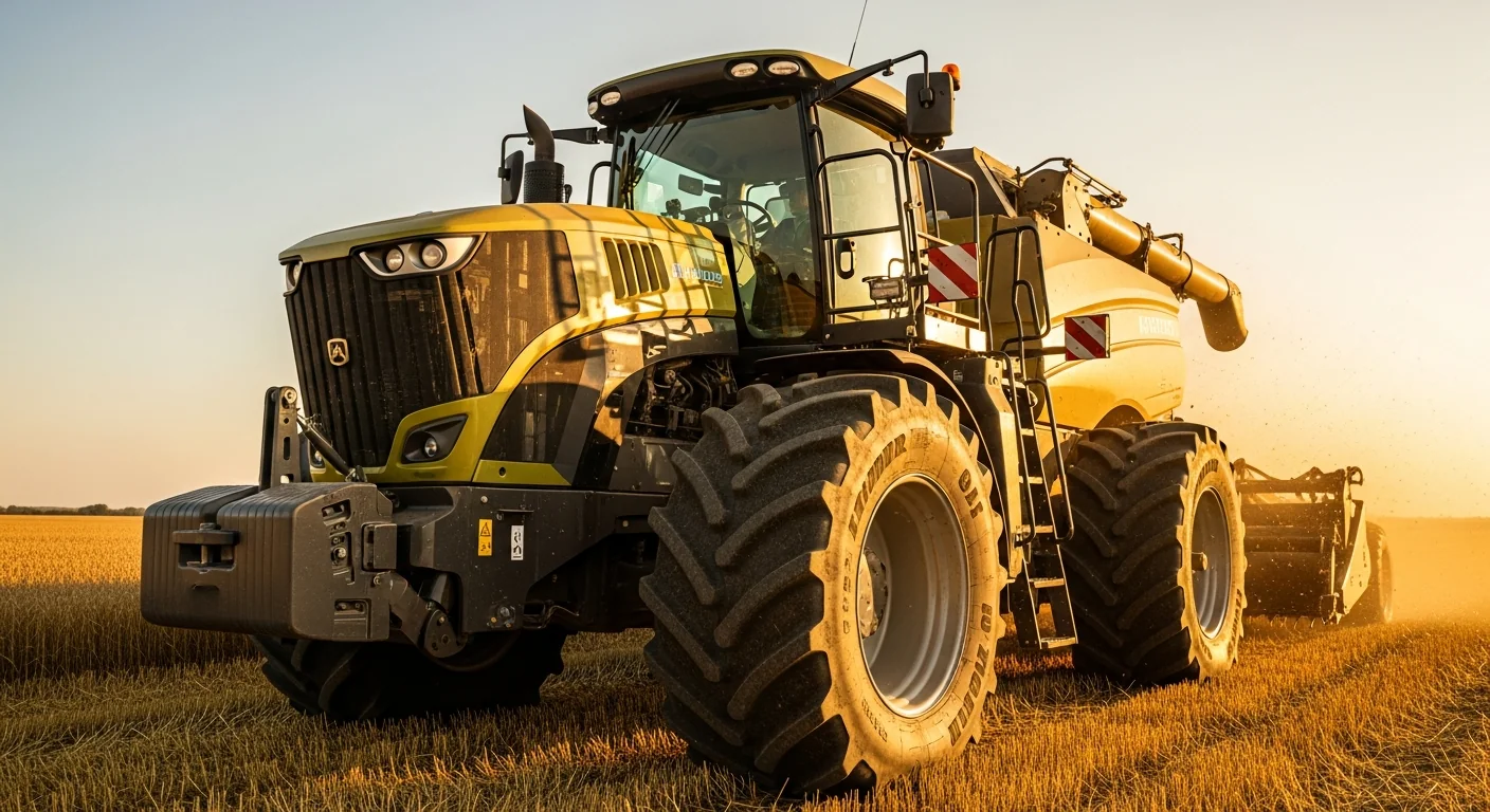 Professional Tractor in active commercial use at job site