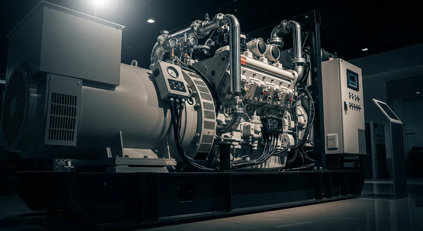 Professional Generator in active commercial use at job site