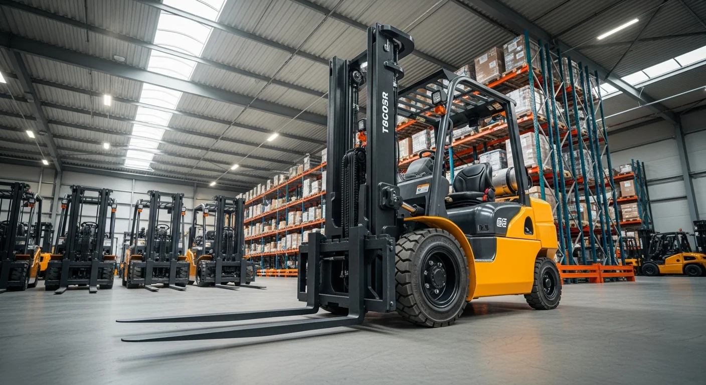 Professional equipment in active commercial use at job site
