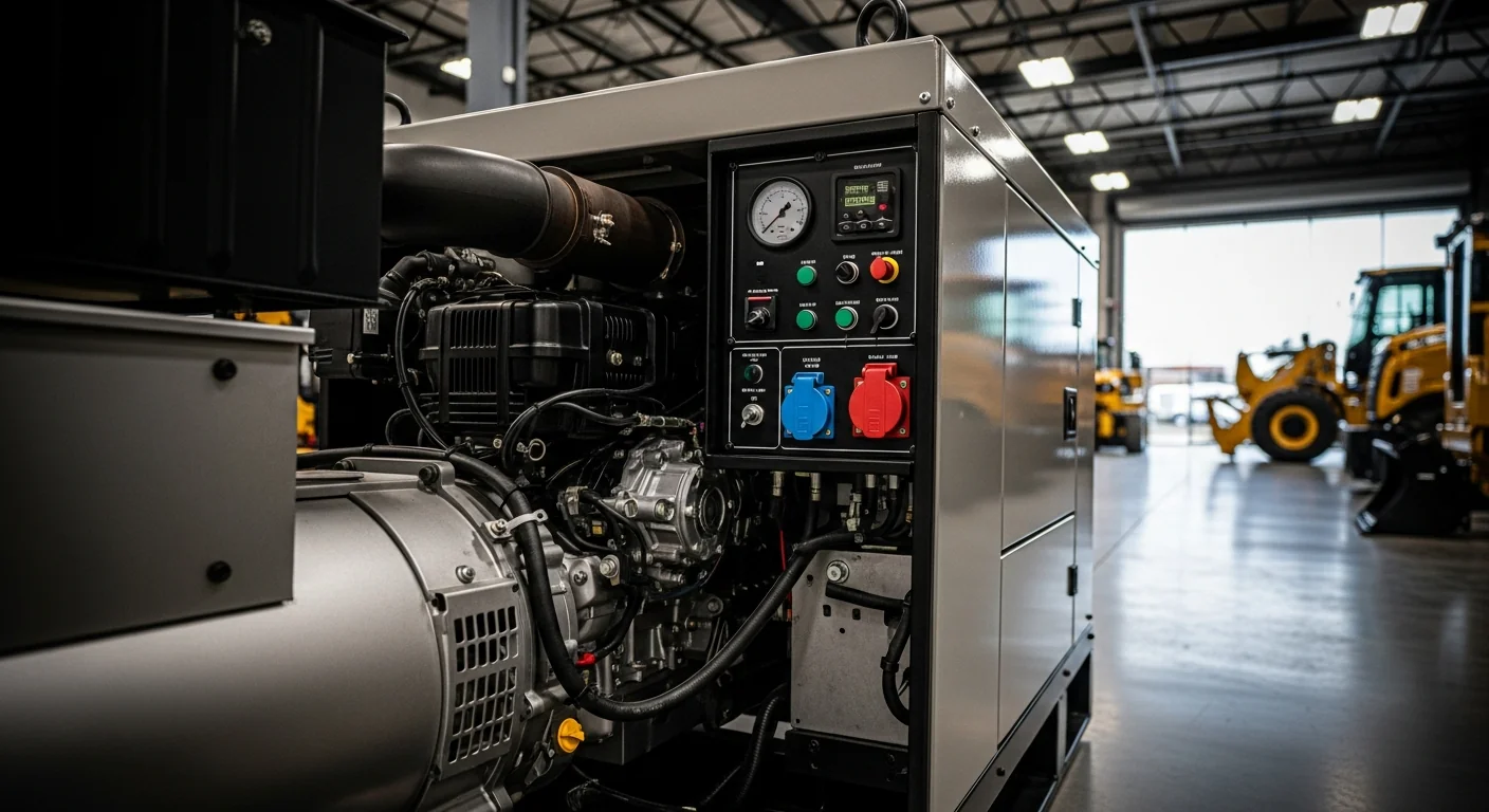 Professional Generator in active commercial use at job site