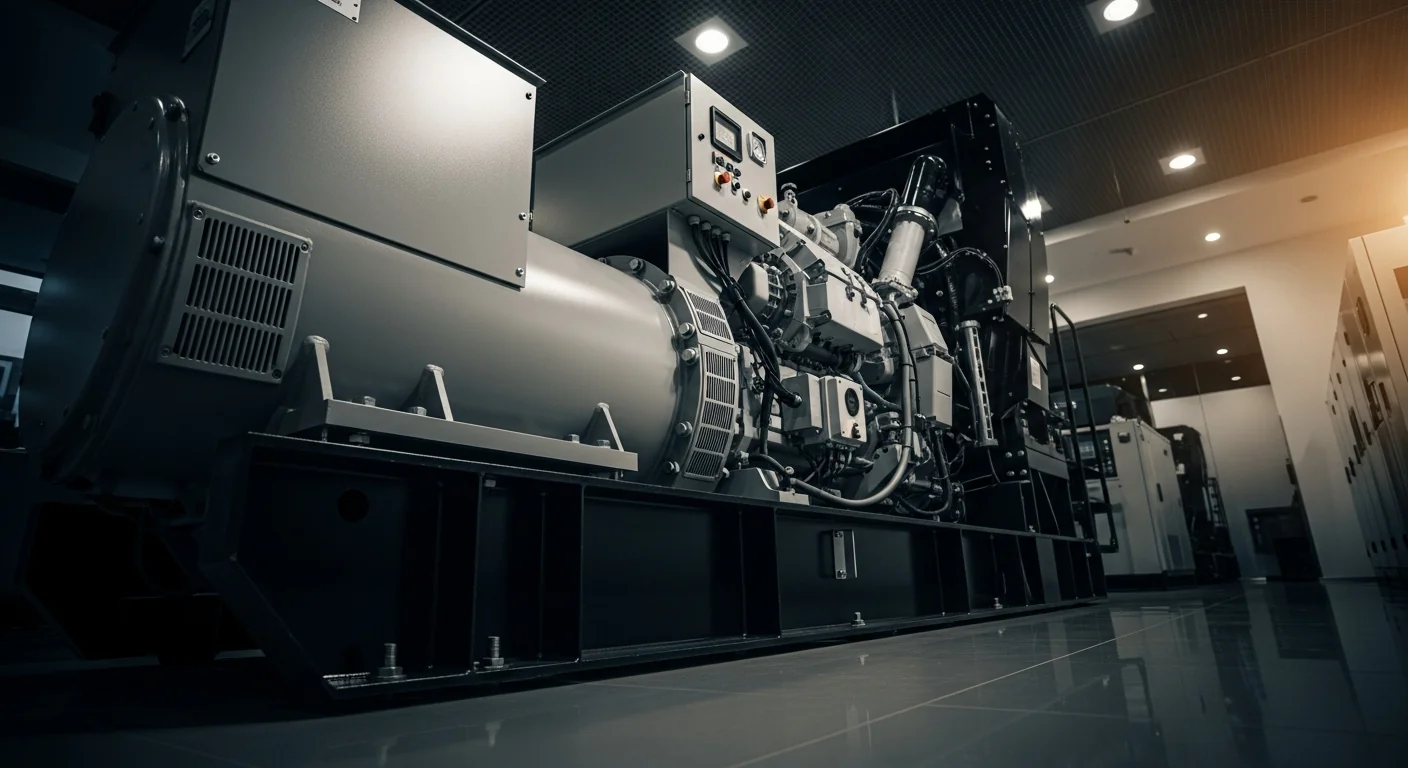 Professional Generator in active commercial use at job site