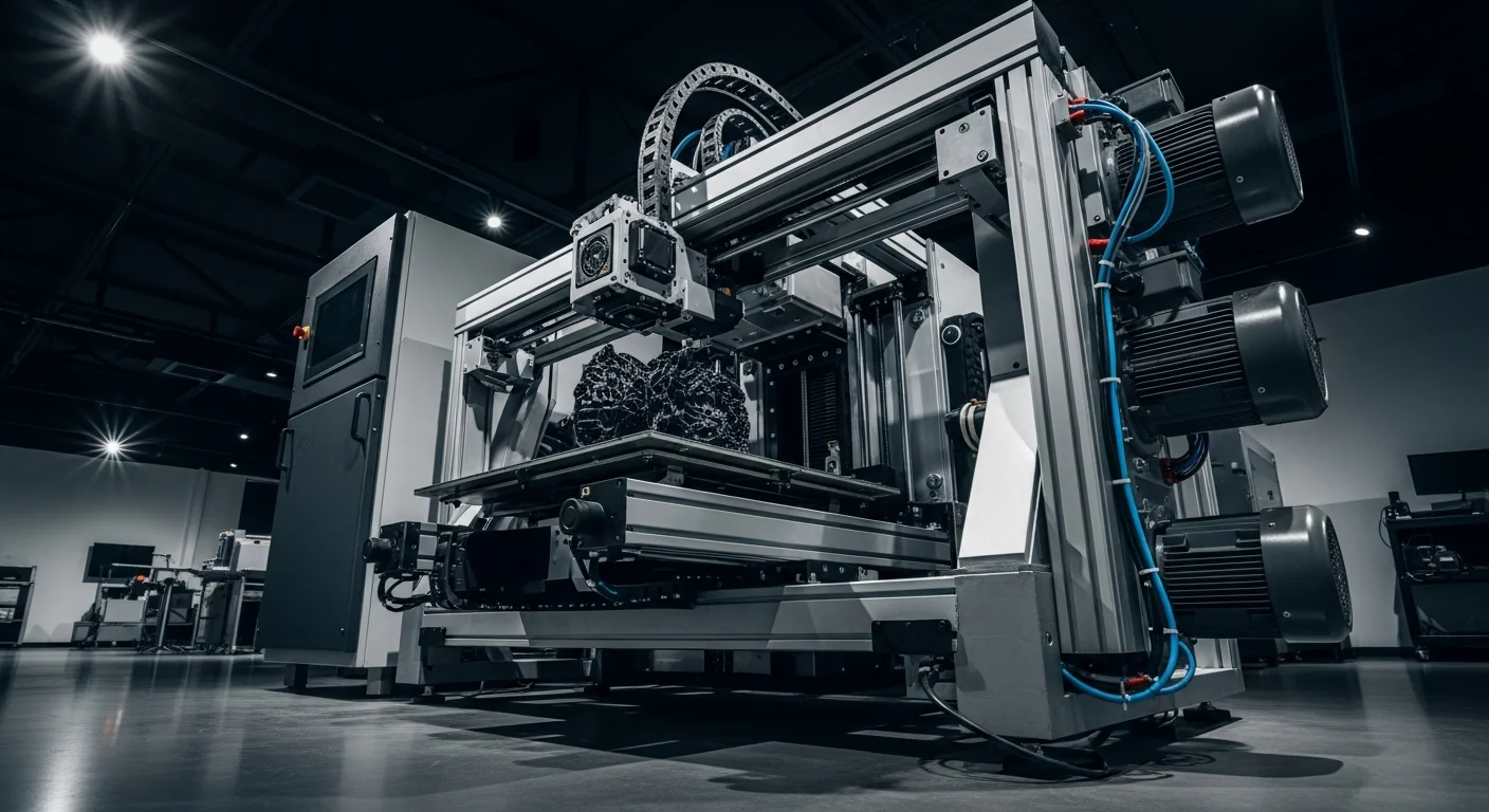 Professional 3D Printer in active commercial use at job site