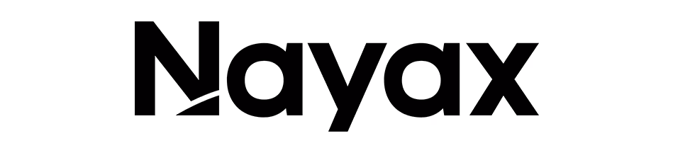 Nayax brand logo in bold black text.