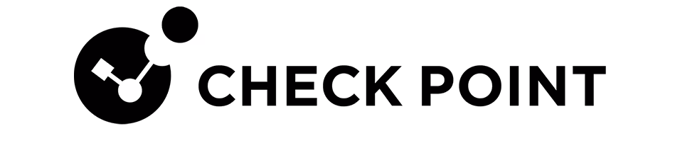 Check Point company logo with connected nodes graphic to the left of the text.