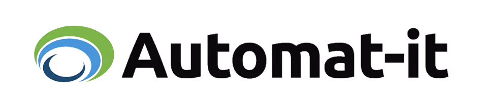 Automat-it company logo with green and blue circular design on left.