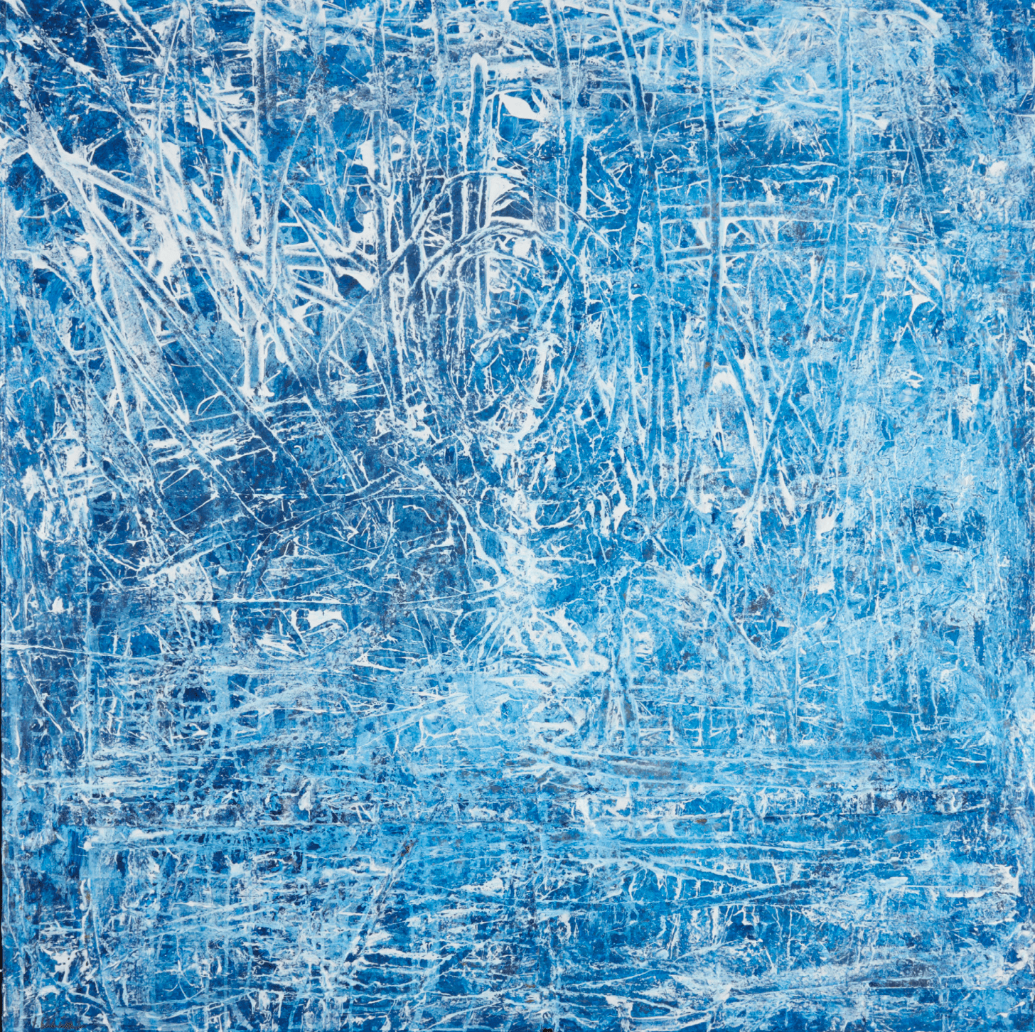 Acrylique sur toile, Flavie Bébéar, 2021.