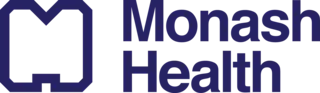 Monash Health Logo that uses Smileyscope VR Therapy for pain management and anxiety