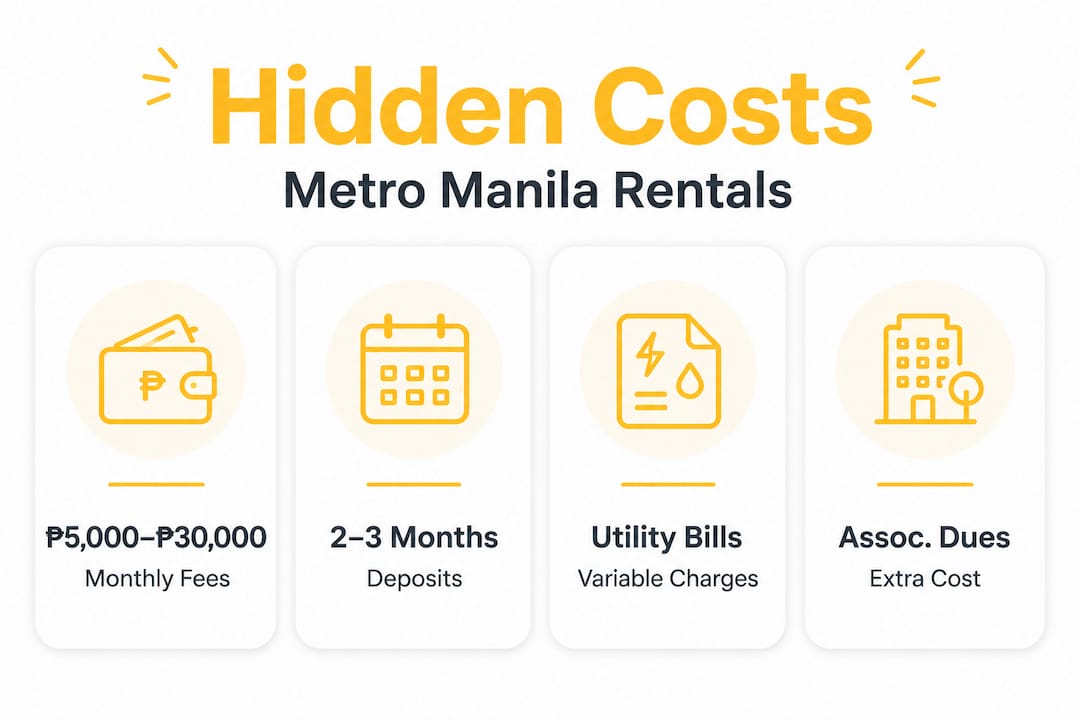 Infographic highlights Manila rental hidden costs