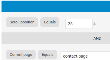Custom intercept trigger rules 