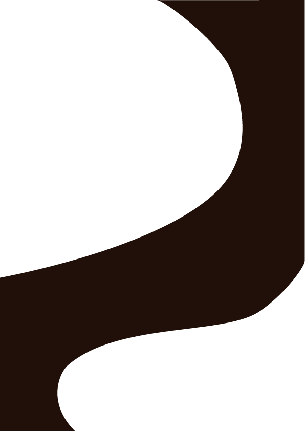 Abstract black and white curved shapes creating a flowing pattern.