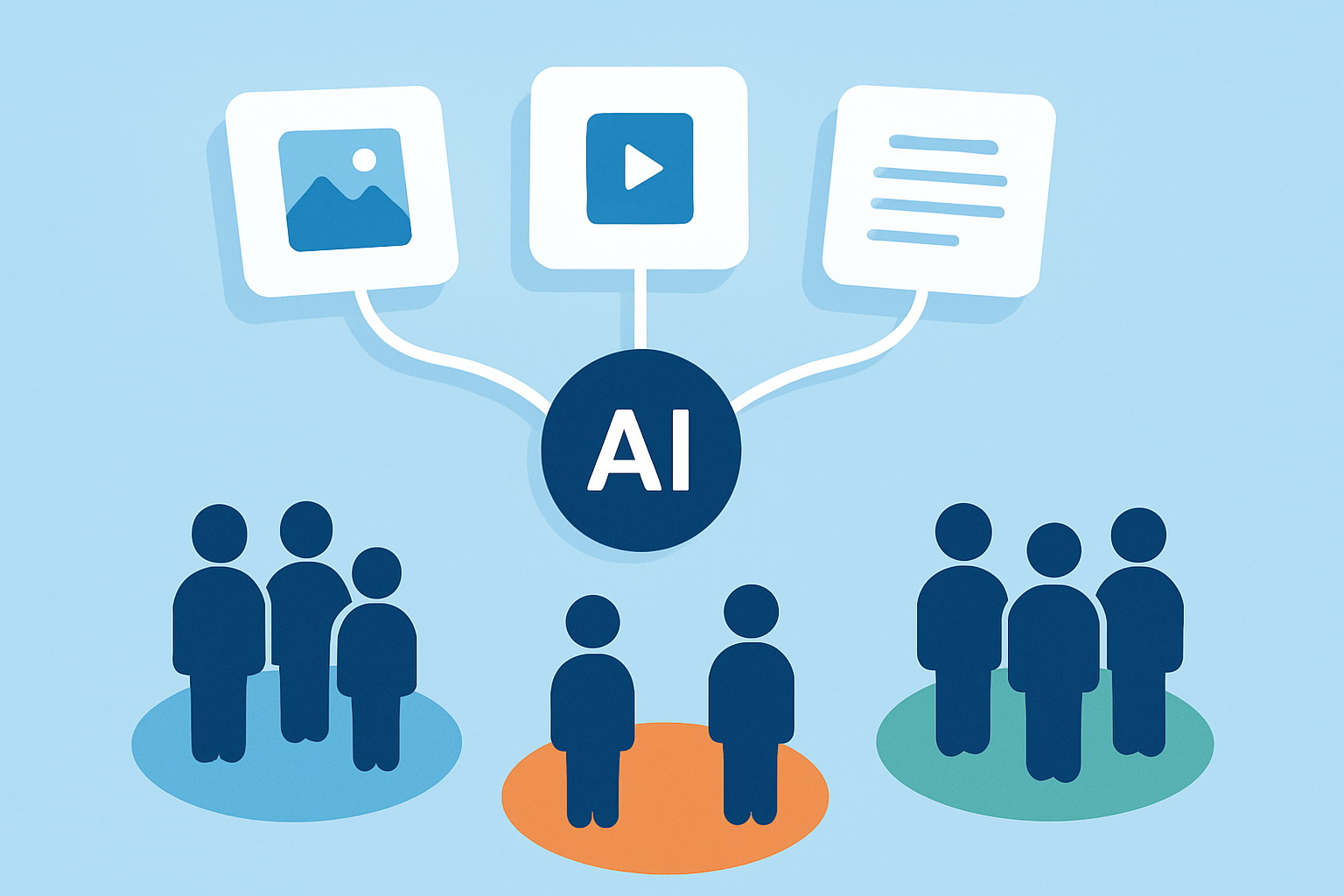 AI targeting segmented audiences