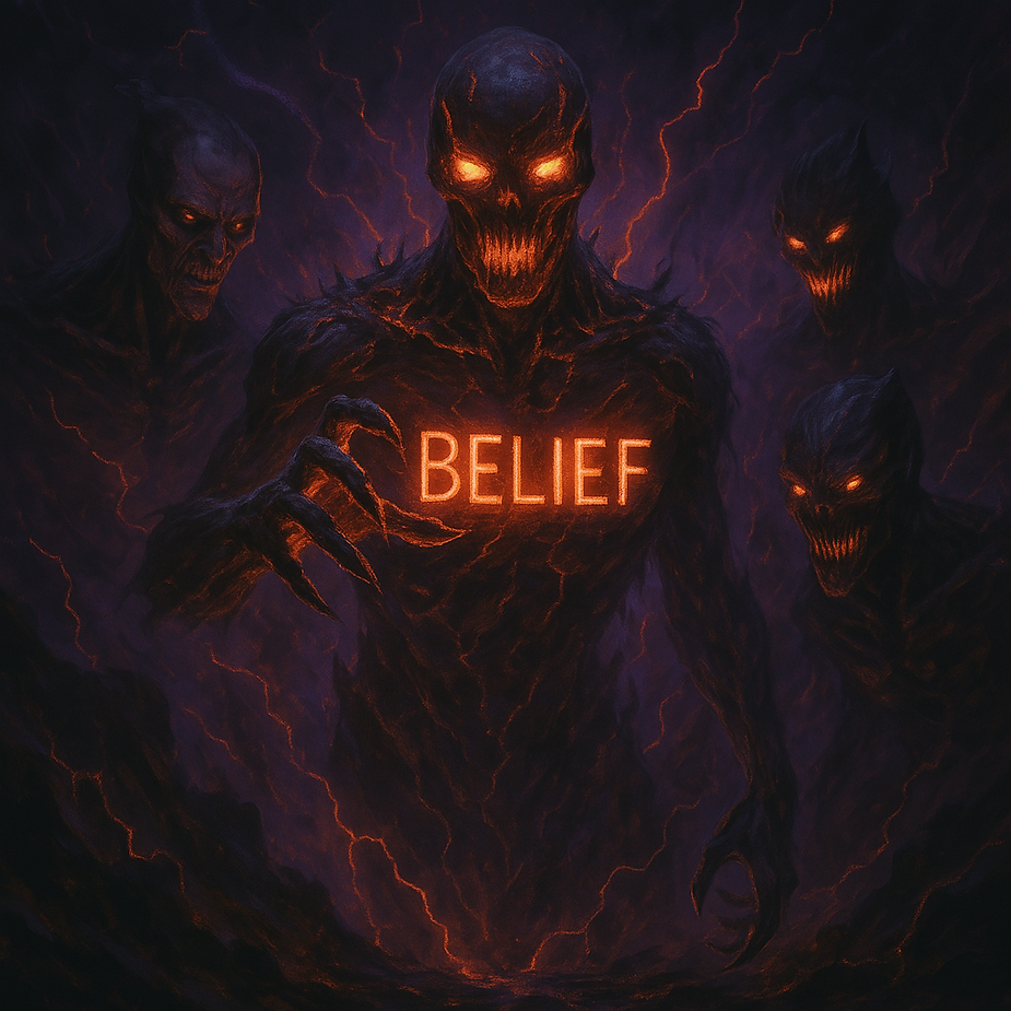 Malevolent IDEONS – Antagonistic forces trying to collapse belief structures. 