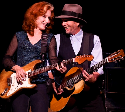 Roy with Bonnie Raitt