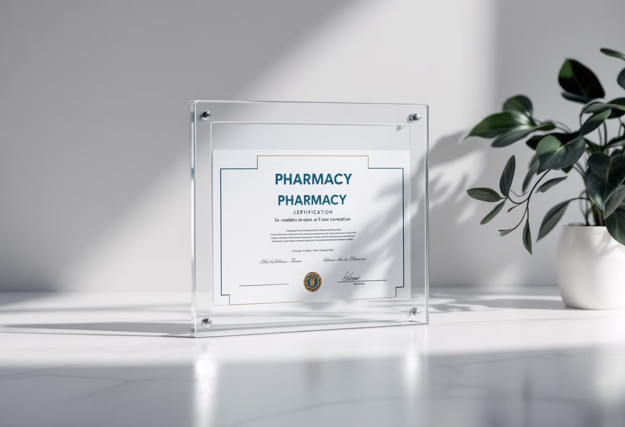 image of awards and certifications (for a pharmacy)