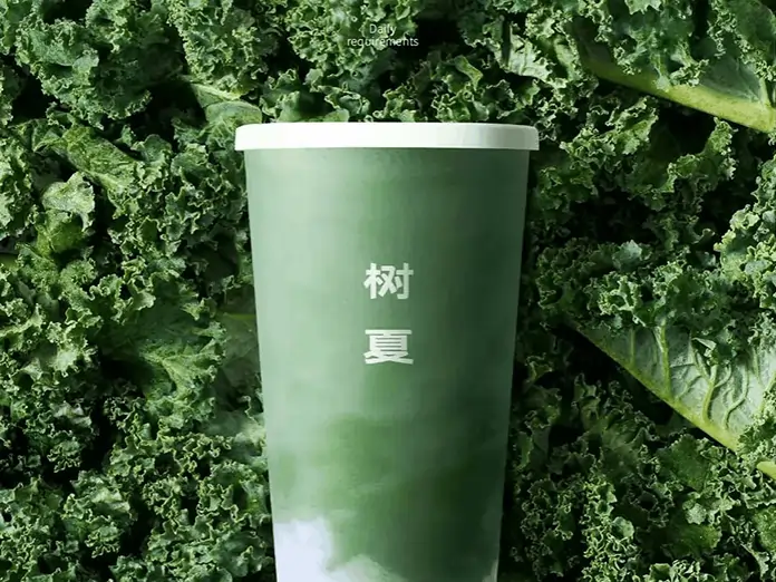 Shuxia's green juice with kale and avocado, served fresh and fast using an efficient quick-service-restaurant-pos-system.