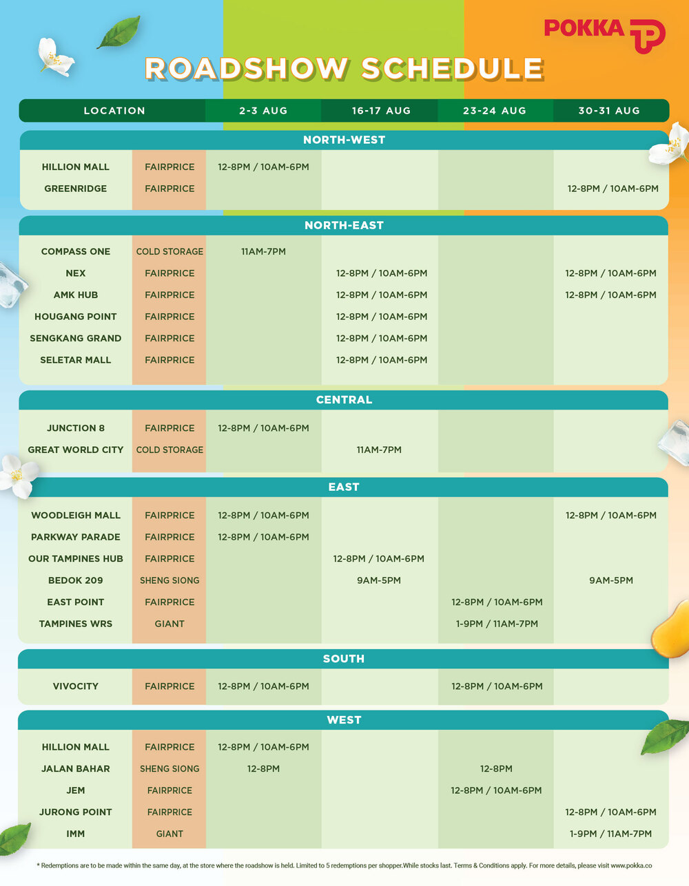 Roadshow Schedule (1)