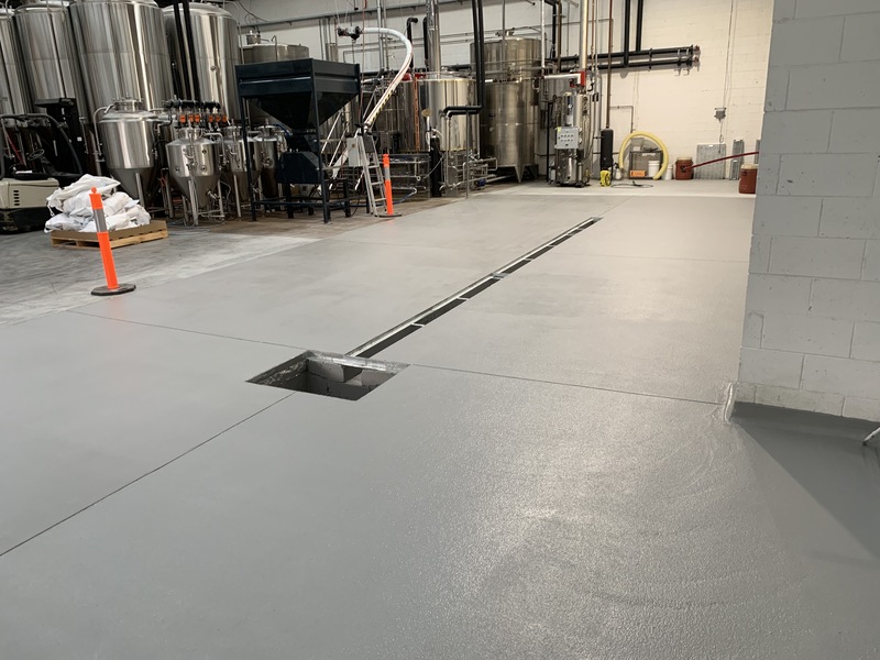 Industrial single color epoxy floor in melbourne