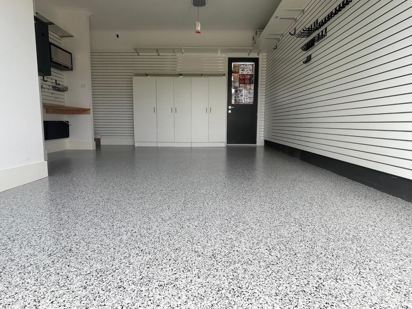 Epoxy flake floor for garage floors melbourne vic