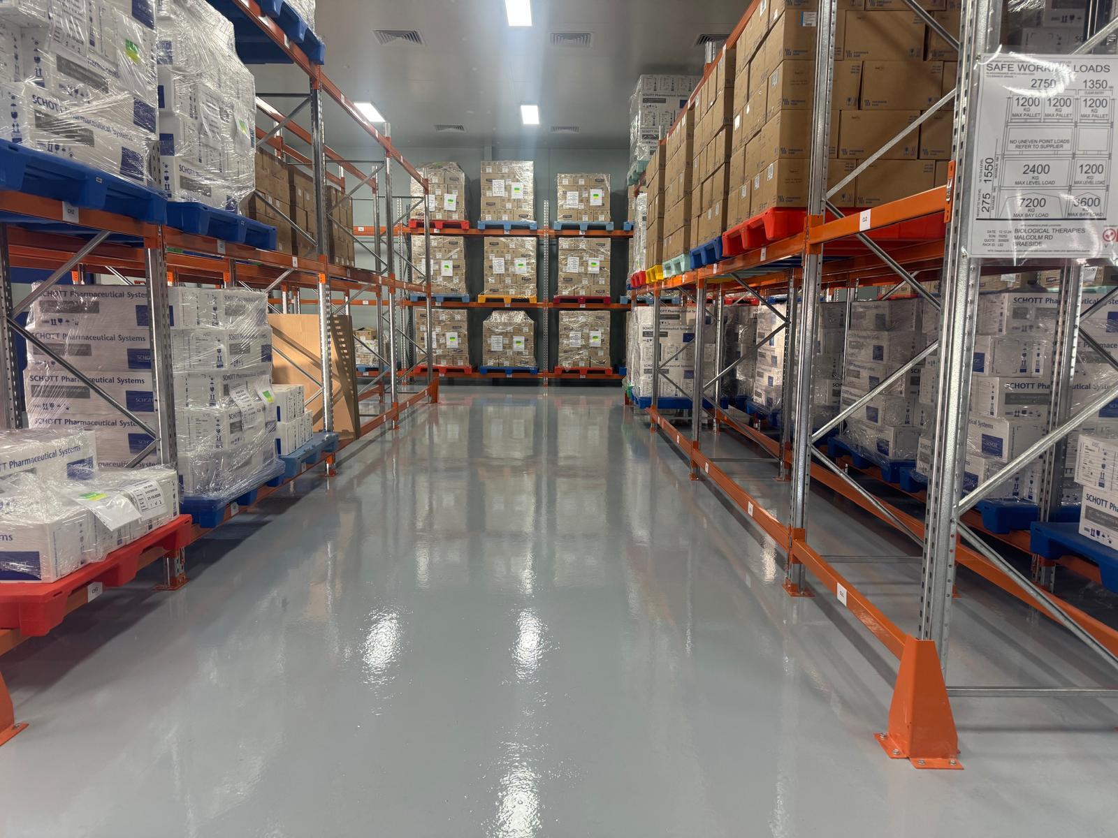 Warehouse epoxy floor in melbourne vic