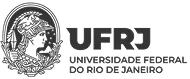 Logo of Universidade Federal do Rio de Janeiro (UFRJ) with the text beside a circular emblem in blue.