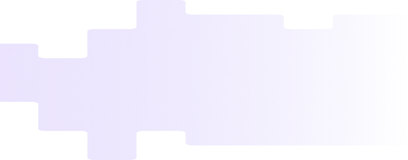 Abstract irregular shape filled with a textured light purple color on a transparent background.
